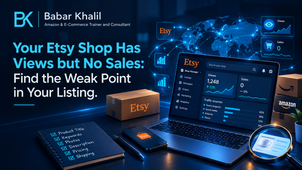 Your Etsy Shop Has Views but No Sales: Find the Weak Point in Your Listing